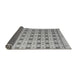 Sideview of Abstract Gray Modern Rug, abs4928gry