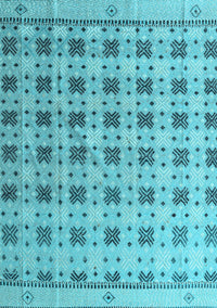 Abstract Light Blue Modern Rug, abs4928lblu