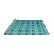 Sideview of Machine Washable Abstract Light Blue Modern Rug, wshabs4928lblu