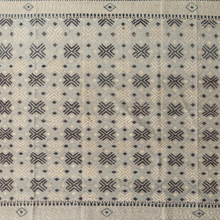 Square Machine Washable Abstract Tan Brown Rug, wshabs4928