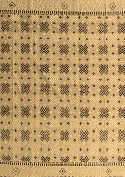 Abstract Brown Modern Rug, abs4928brn
