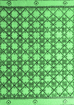 Abstract Emerald Green Modern Rug, abs4929emgrn