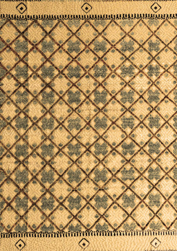 Abstract Brown Modern Rug, abs4929brn