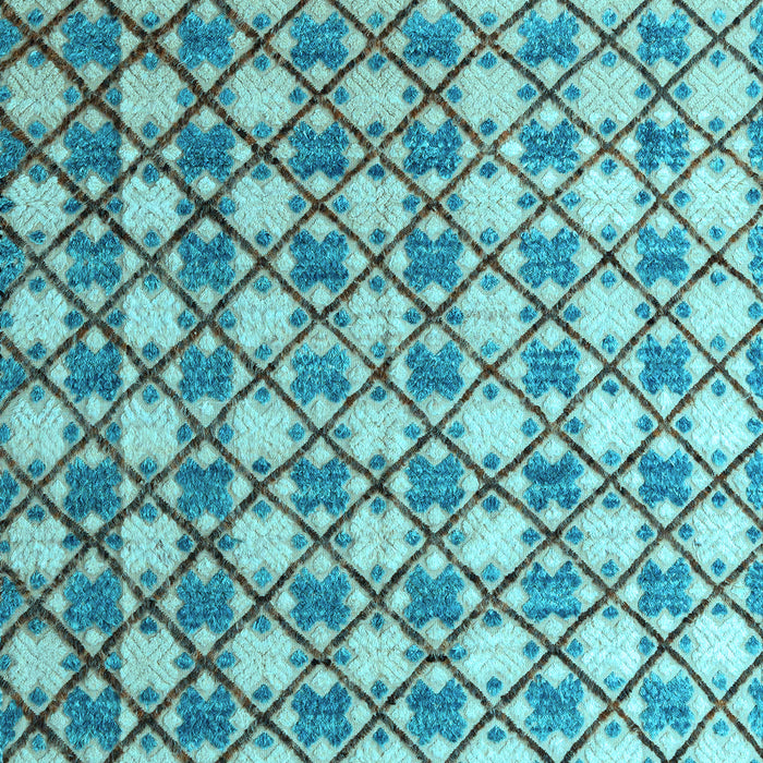 Machine Washable Abstract Light Blue Modern Rug, wshabs4929lblu