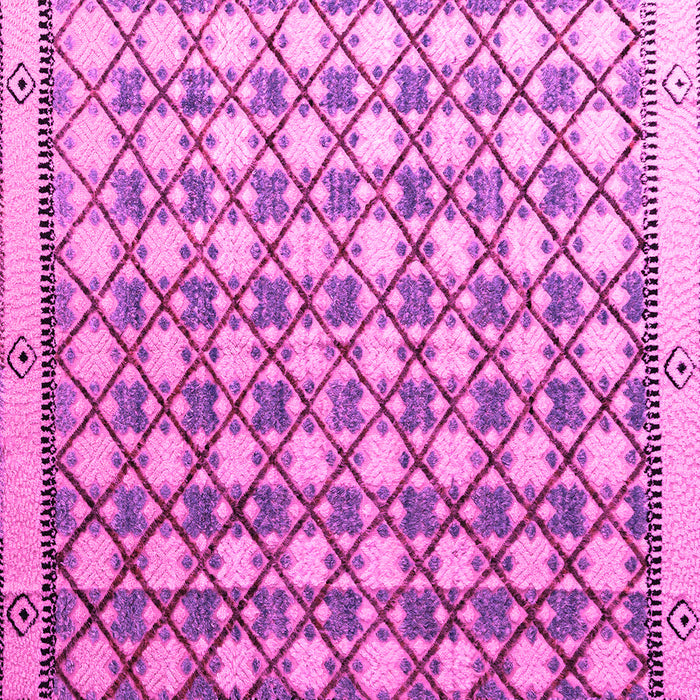 Square Abstract Pink Modern Rug, abs4929pnk