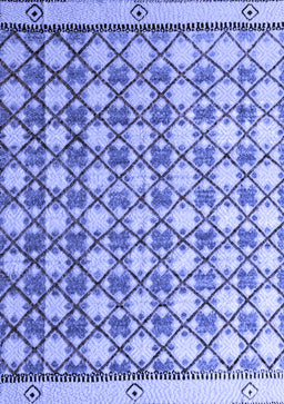 Abstract Blue Modern Rug, abs4929blu