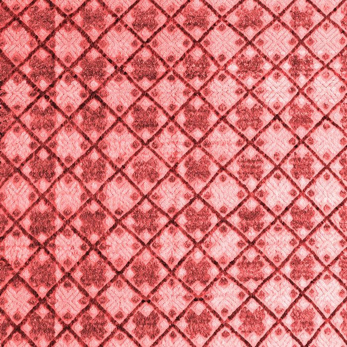 Abstract Red Modern Area Rugs