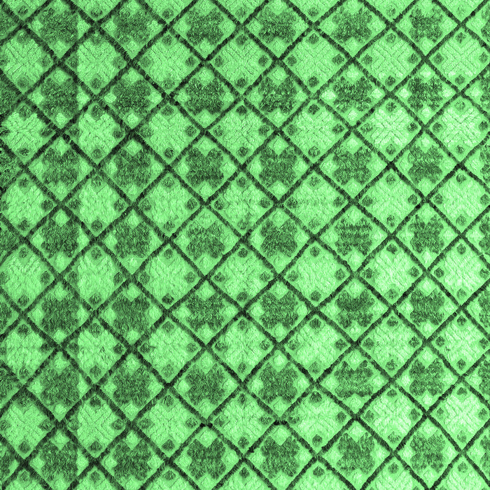 Machine Washable Abstract Emerald Green Modern Area Rugs, wshabs4929emgrn