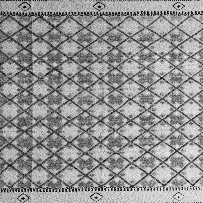 Square Machine Washable Abstract Gray Modern Rug, wshabs4929gry