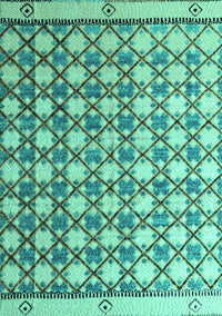 Abstract Turquoise Modern Rug, abs4929turq