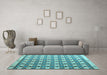 Machine Washable Abstract Light Blue Modern Rug in a Living Room, wshabs4929lblu