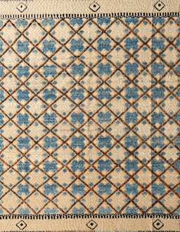 Abstract Brown Modern Rug, abs4929