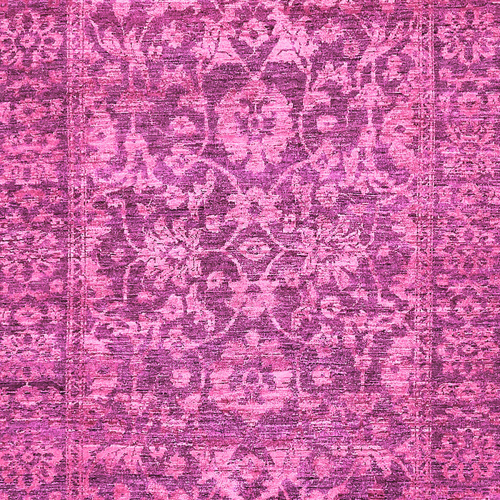 Machine Washable Oriental Pink Traditional Rug, wshabs492pnk