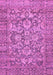 Machine Washable Oriental Purple Traditional Area Rugs, wshabs492pur