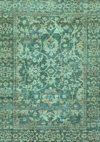 Oriental Light Blue Traditional Rug, abs492lblu