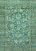 Oriental Light Blue Traditional Rug, abs492lblu