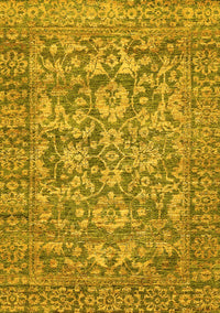 Oriental Yellow Traditional Rug, abs492yw