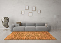 Machine Washable Oriental Orange Traditional Rug, wshabs492org