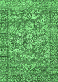 Oriental Emerald Green Traditional Rug, abs492emgrn