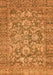 Oriental Orange Traditional Rug, abs492org