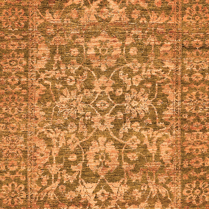 Oriental Orange Traditional Rug, abs492org