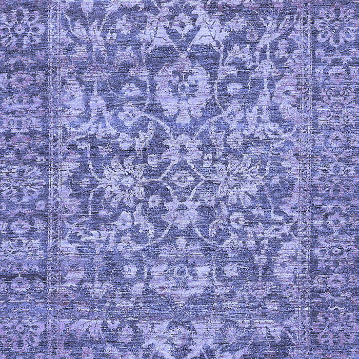 Machine Washable Oriental Blue Traditional Rug, wshabs492blu