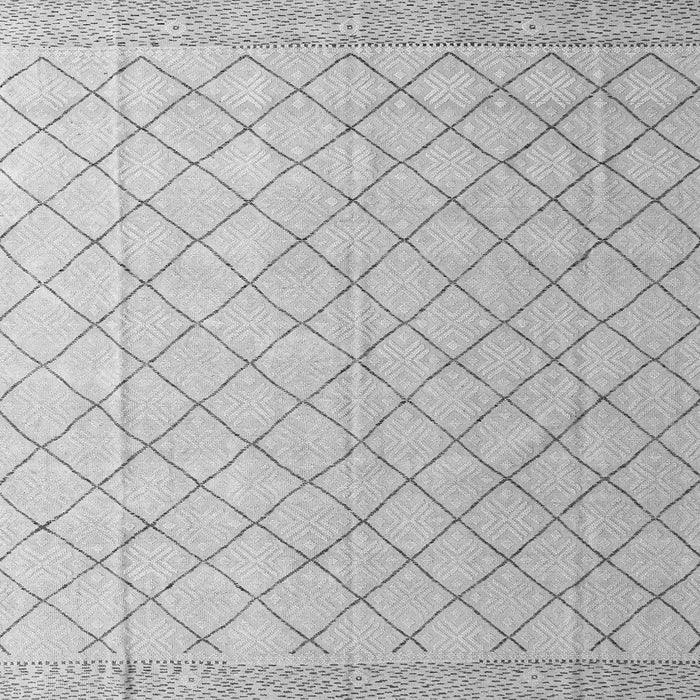 Square Solid Gray Modern Rug, abs4930gry