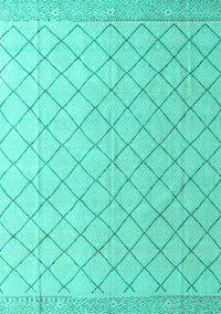 Solid Turquoise Modern Rug, abs4930turq