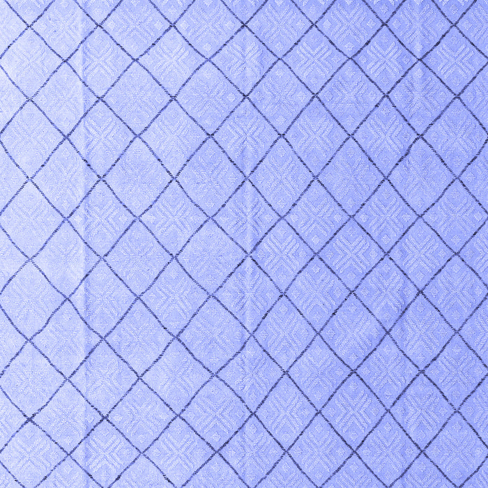 Machine Washable Solid Blue Modern Rug, wshabs4930blu