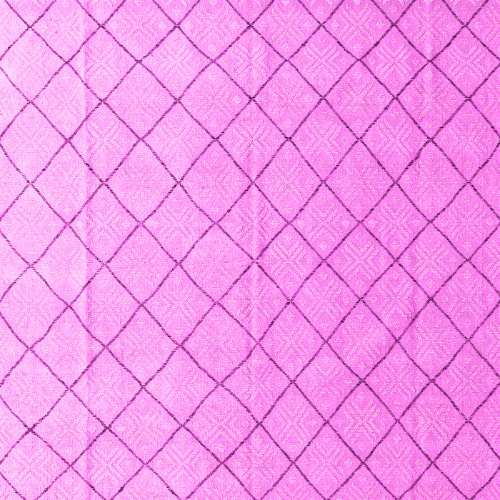 Machine Washable Solid Pink Modern Rug, wshabs4930pnk