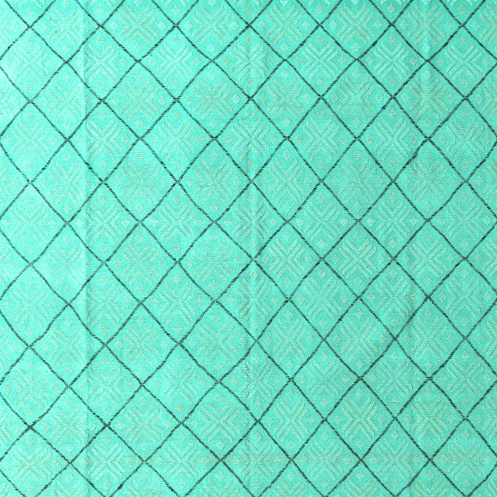 Machine Washable Solid Turquoise Modern Area Rugs, wshabs4930turq