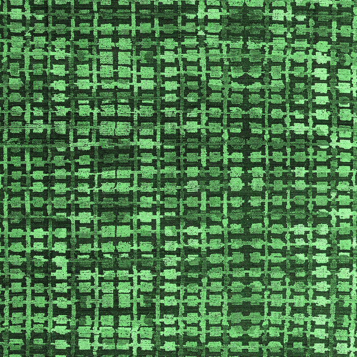 Machine Washable Abstract Emerald Green Modern Area Rugs, wshabs4931emgrn