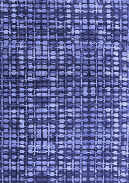 Abstract Blue Modern Rug, abs4931blu