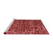 Modern Red Washable Rugs