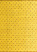 Solid Yellow Modern Rug, abs4932yw