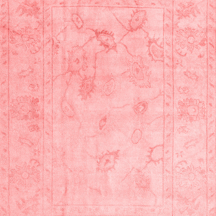 Machine Washable Oriental Red Traditional Rug, wshabs4933red