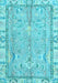 Oriental Light Blue Traditional Rug, abs4934lblu