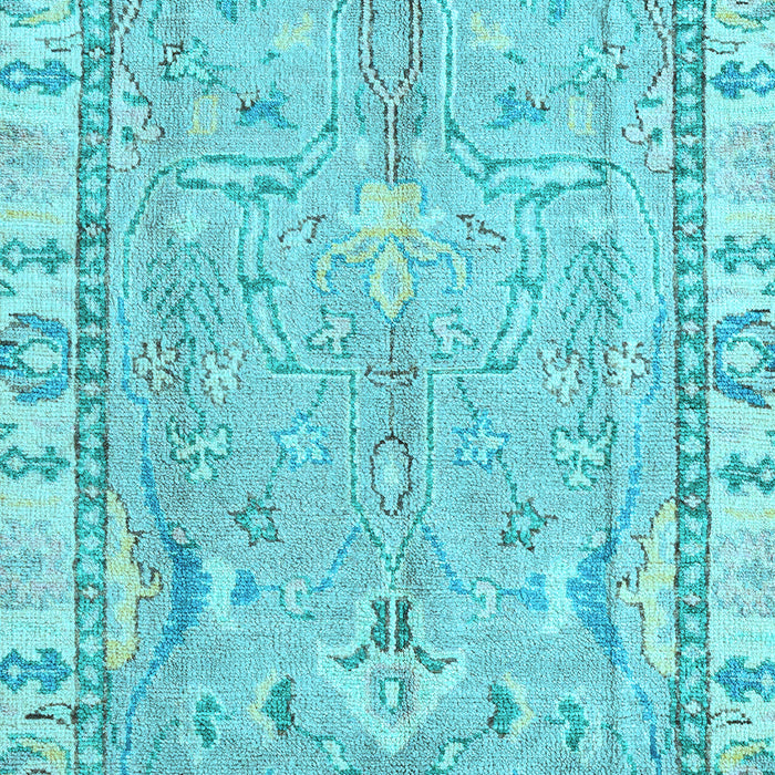 Oriental Light Blue Traditional Rug, abs4934lblu