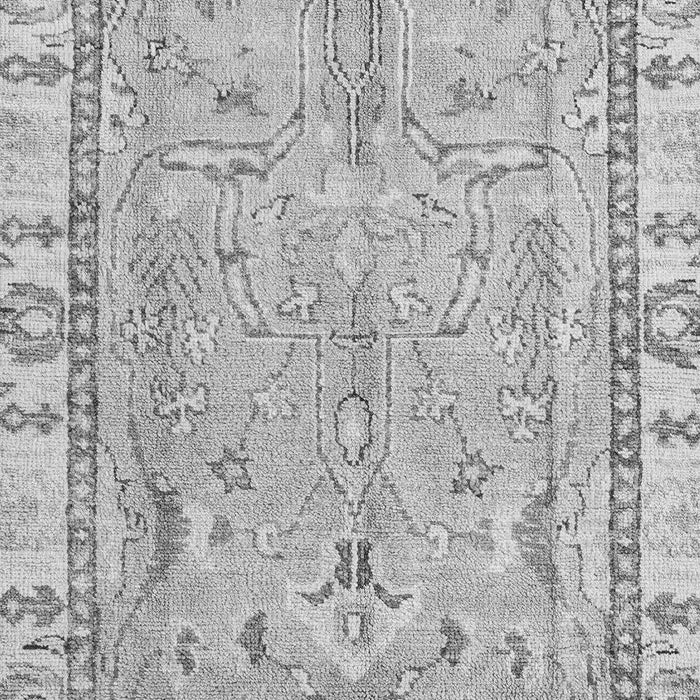 Machine Washable Oriental Gray Traditional Rug, wshabs4934gry