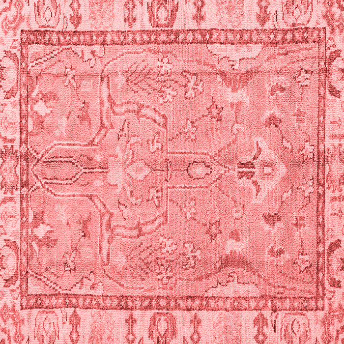 Machine Washable Oriental Red Traditional Rug, wshabs4934red
