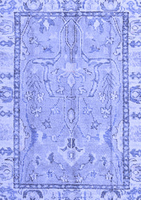 Oriental Blue Traditional Rug, abs4934blu