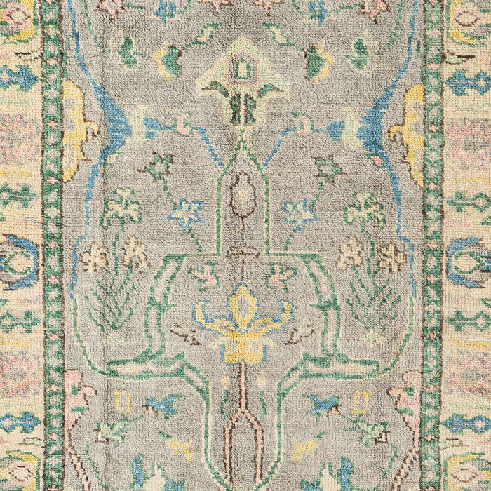 Abstract Khaki Green Oriental Rug, abs4934