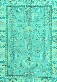 Oriental Turquoise Traditional Rug, abs4934turq