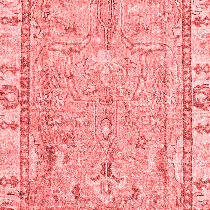 Machine Washable Oriental Red Traditional Rug, wshabs4934red