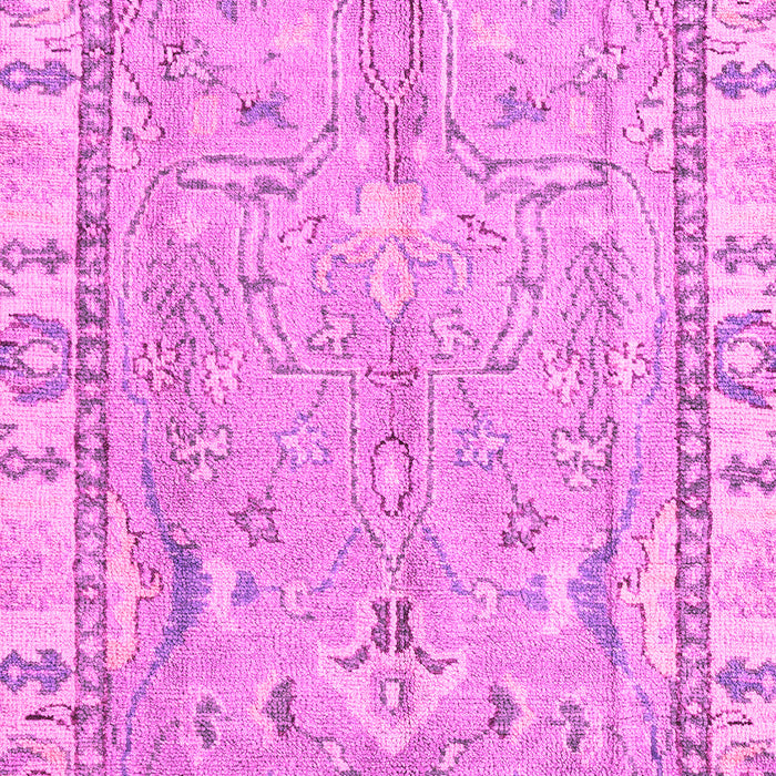 Machine Washable Oriental Pink Traditional Rug, wshabs4934pnk