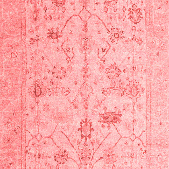 Machine Washable Oriental Red Traditional Rug, wshabs4935red