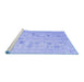 Sideview of Machine Washable Oriental Blue Traditional Rug, wshabs4935blu