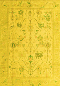 Oriental Yellow Traditional Rug, abs4935yw