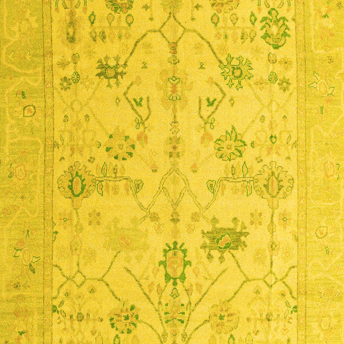 Oriental Yellow Traditional Rug, abs4935yw