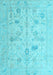 Oriental Light Blue Traditional Rug, abs4935lblu